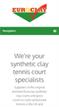 Mobile Screenshot of euroclay.co.uk